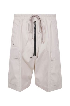 Cargobela Shorts In Beige Tech Faille RICK OWENS | RU01E5360FT41